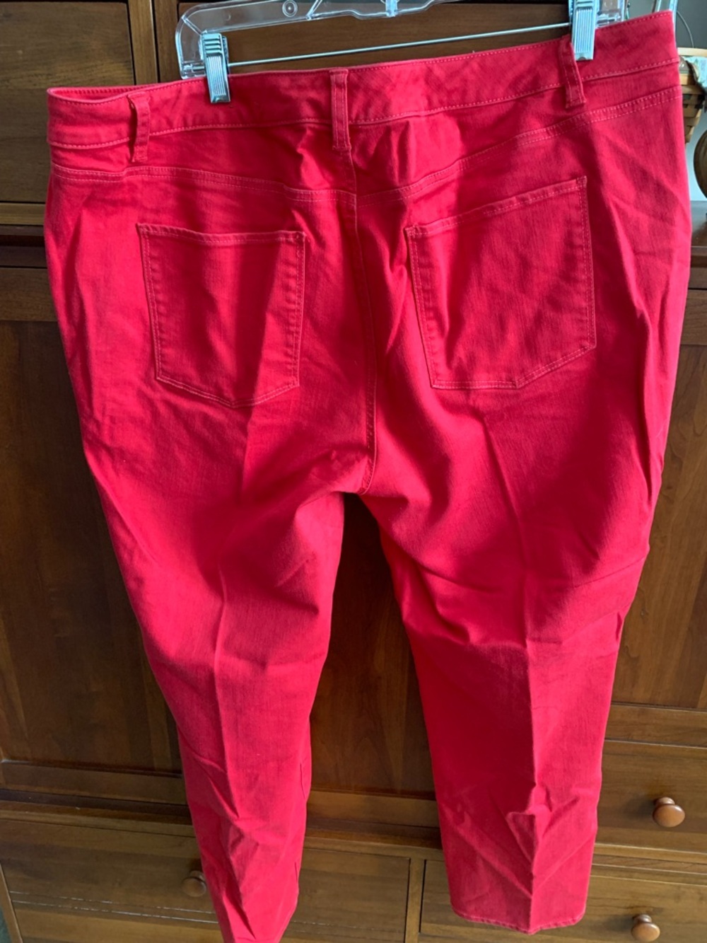 Talbots Skinny Jeans in Bright Red - Picture 3 of 7